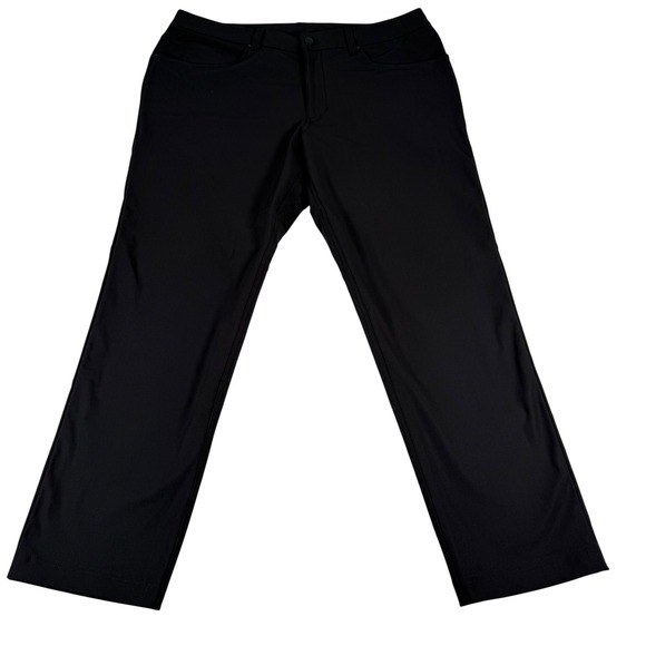 Lululemon ABC Slim Pants Mens Size 35 Black Casual Everyday Athletic Sports - Picture 1 of 8